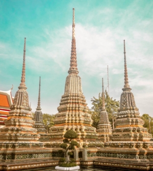 Ornate temples in Bangkok