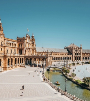 Plaza de Espana in Seville Spain