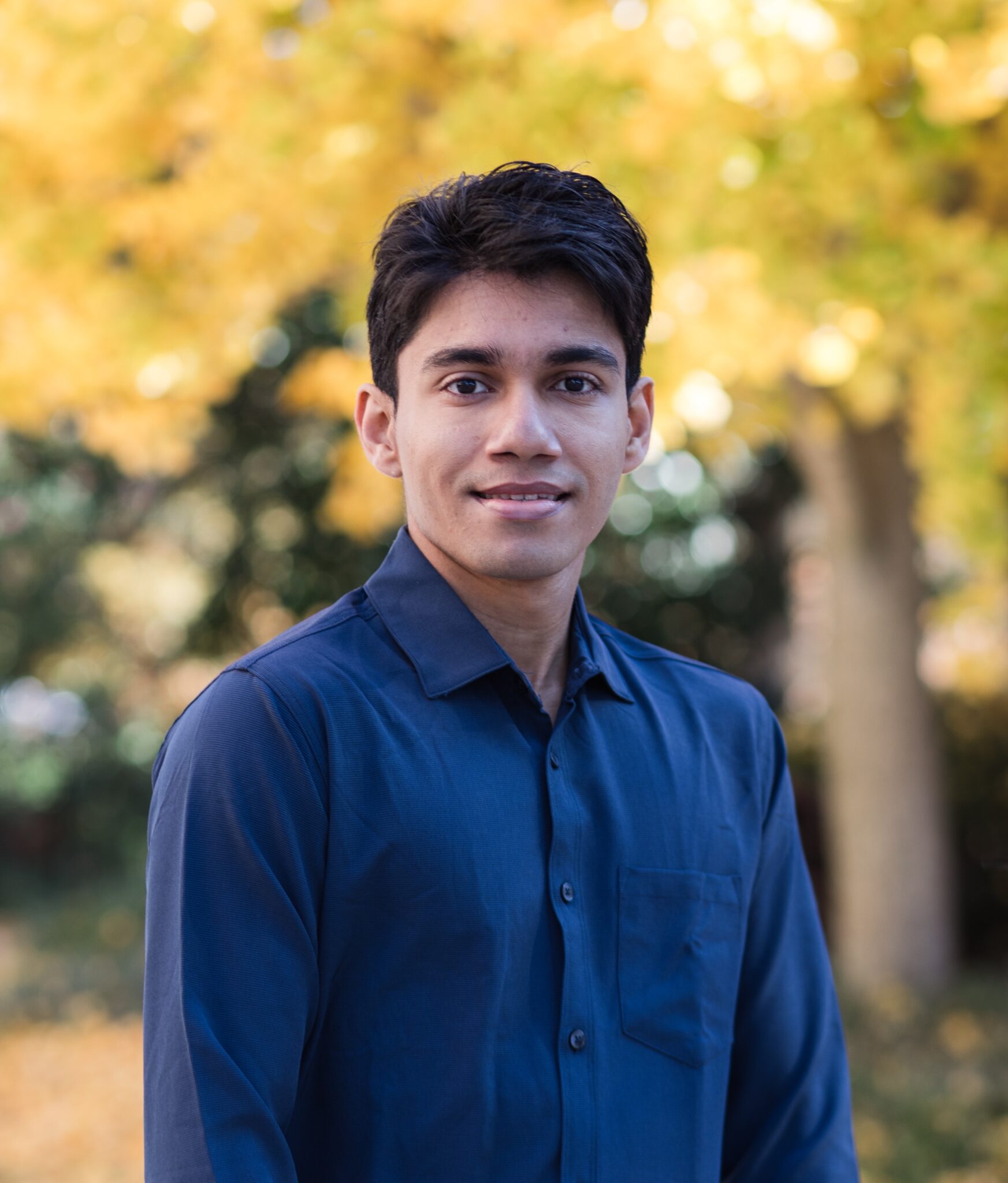 Headshot of male international student