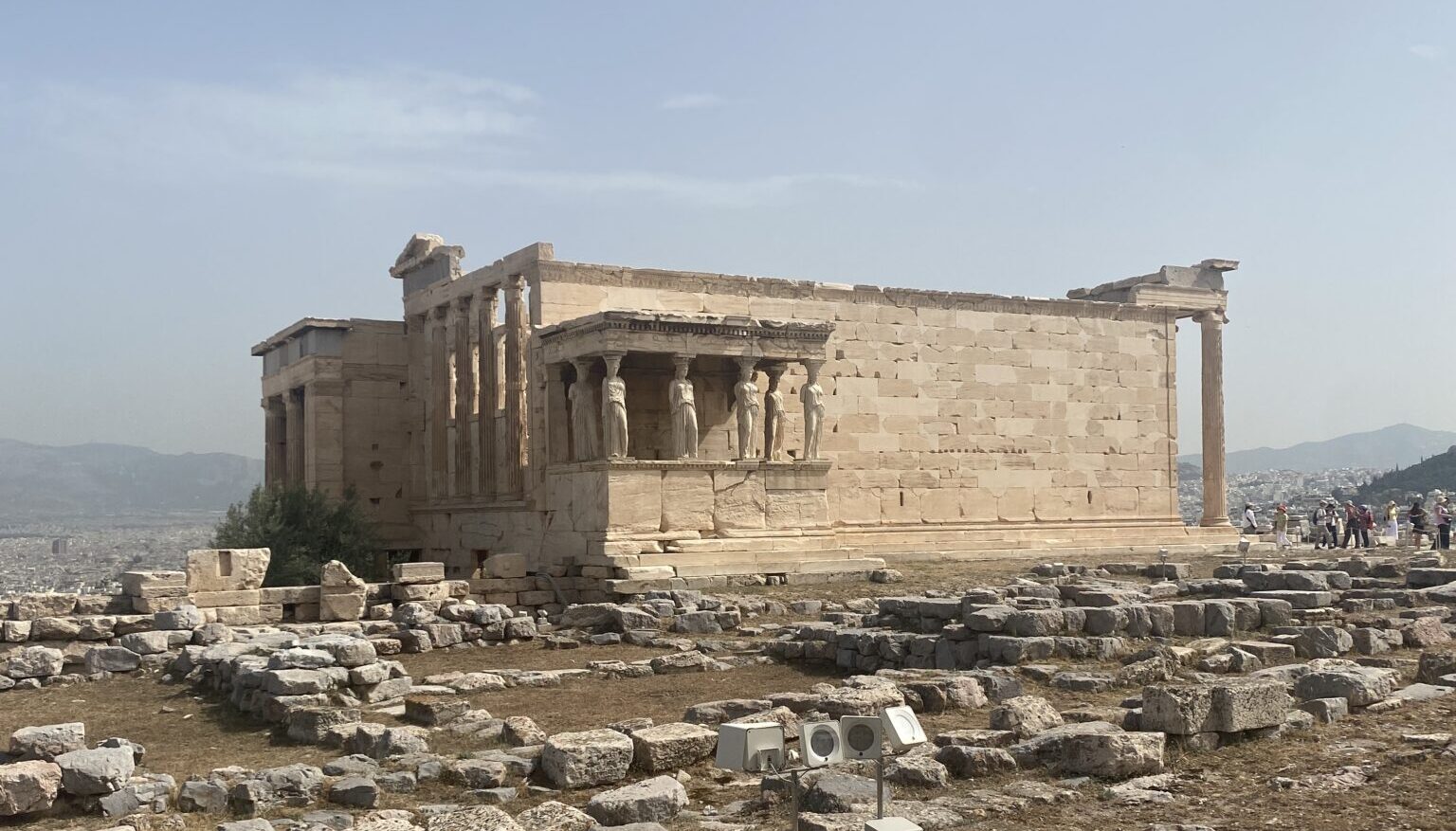 Greek temple on hill